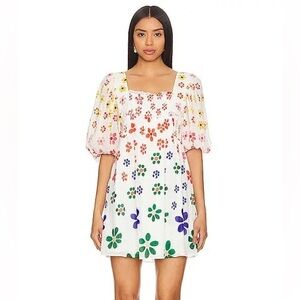 Jen’s pirate booty dazed mini dress in rainbow size medium